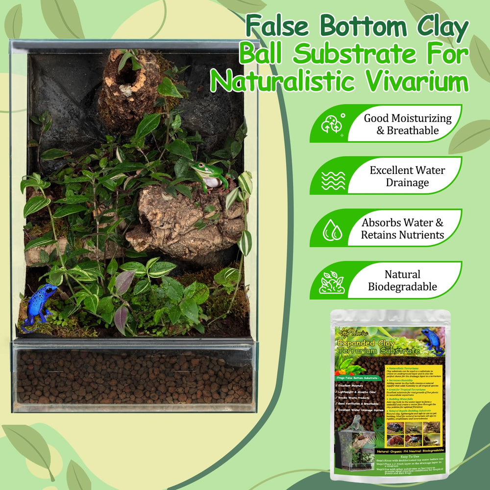 Riare expanded clay substrate used as a drainage layer beneath other media