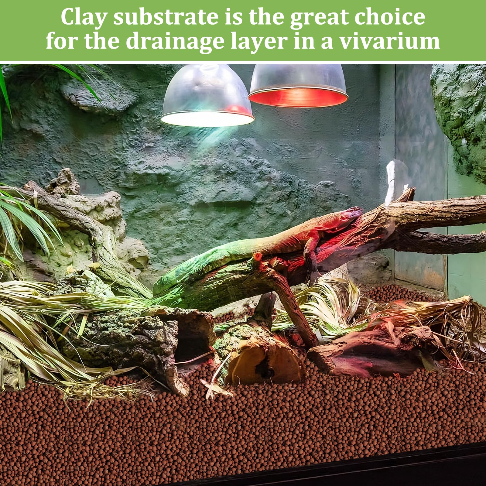 Riare clay substrate being rinsed under running water for reuse