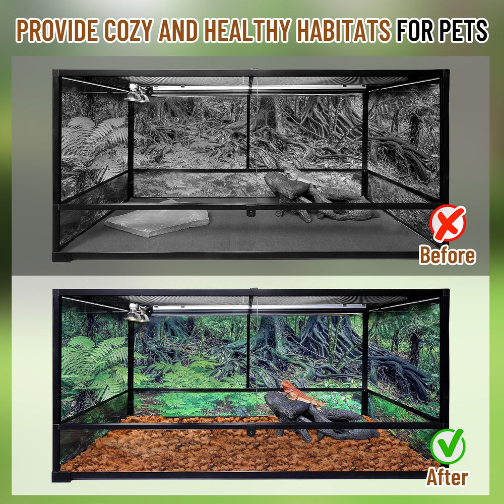 Riare coconut chip substrate encourages natural digging and burrowing