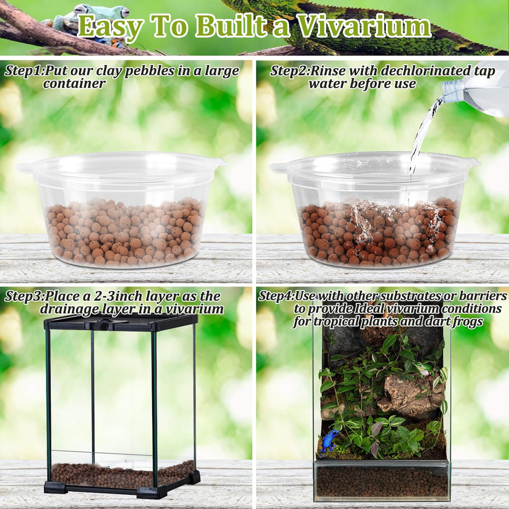 Riare expanded clay pebbles porous structure highlighting drainage and plant support.