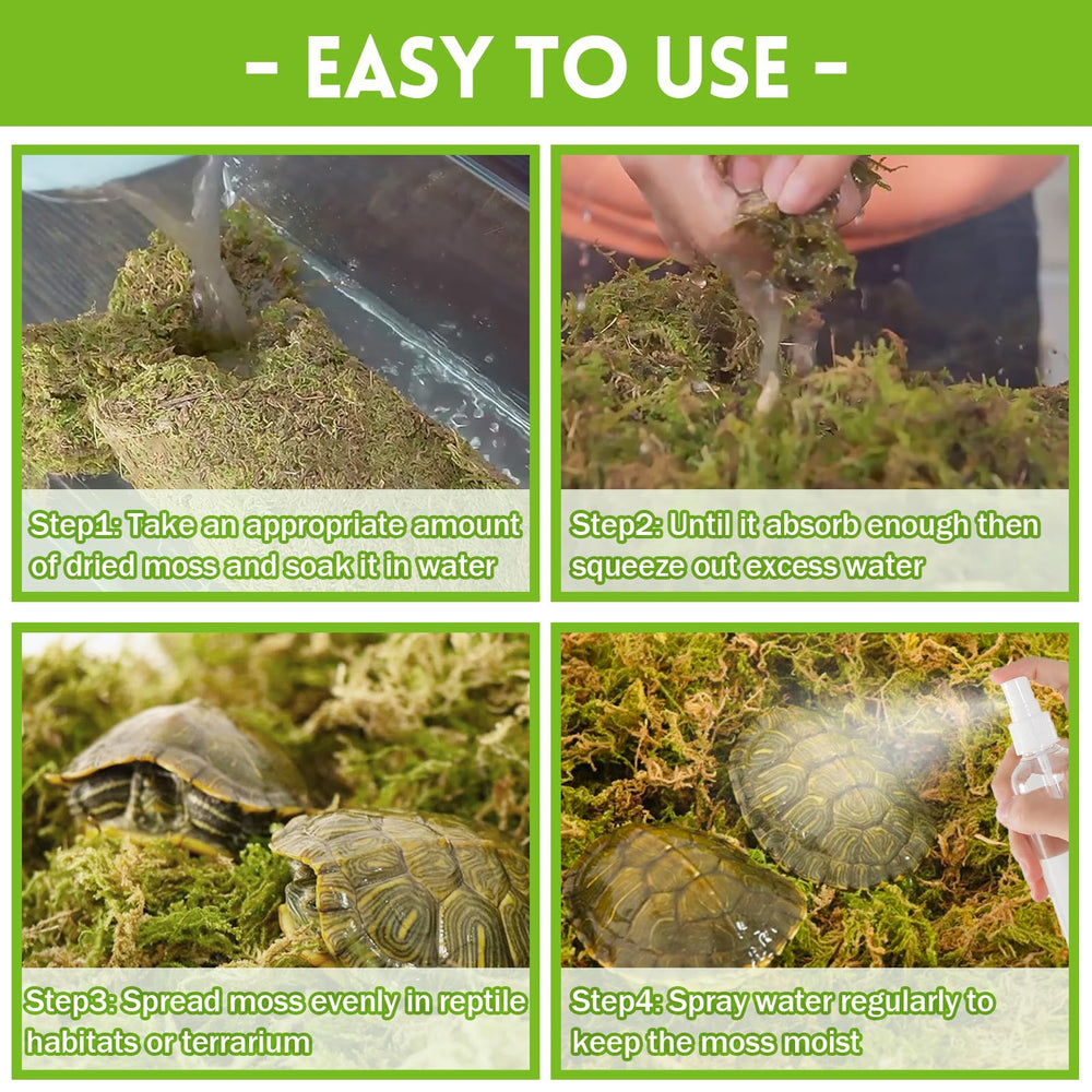 Riare forest moss digging enrichment—soft bedding encourages burrowing and cozy nesting.