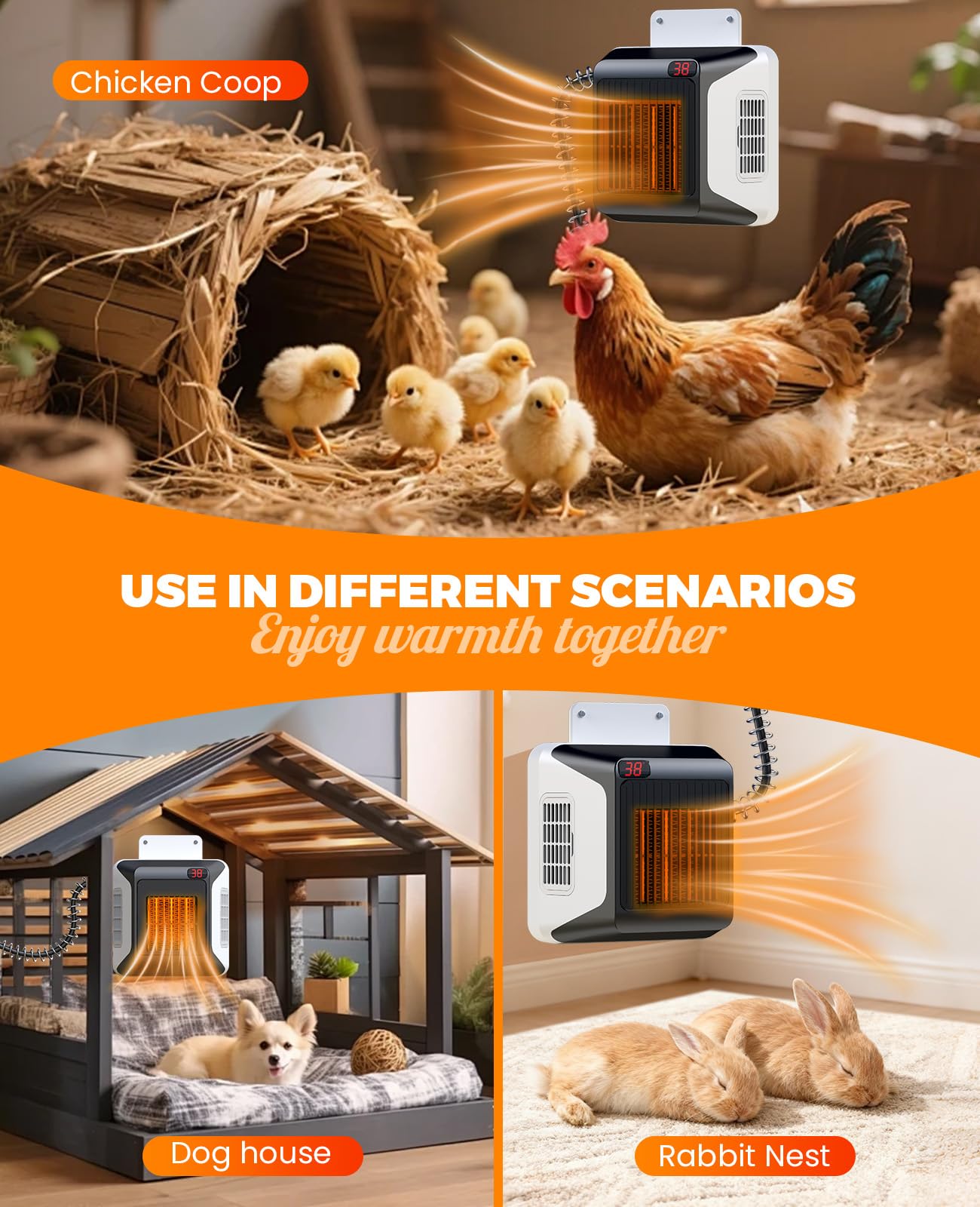 Ribgwo wall-mount bracket shows easy installation for any coop.