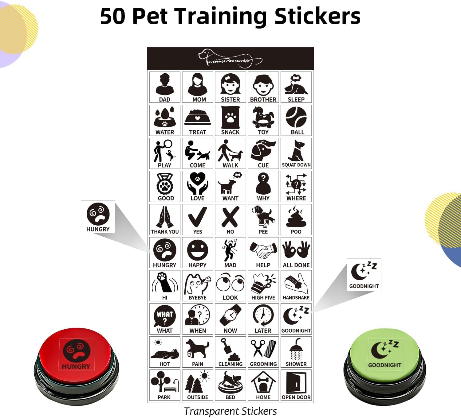 RIBOSY 50 ideograms stickers for customizable prompts.
