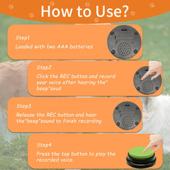 RIBOSY rubber mat base provides stable button placement.