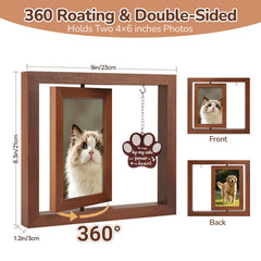 Ricalin paw charm detail adds warm, comforting reminder of a beloved pet.