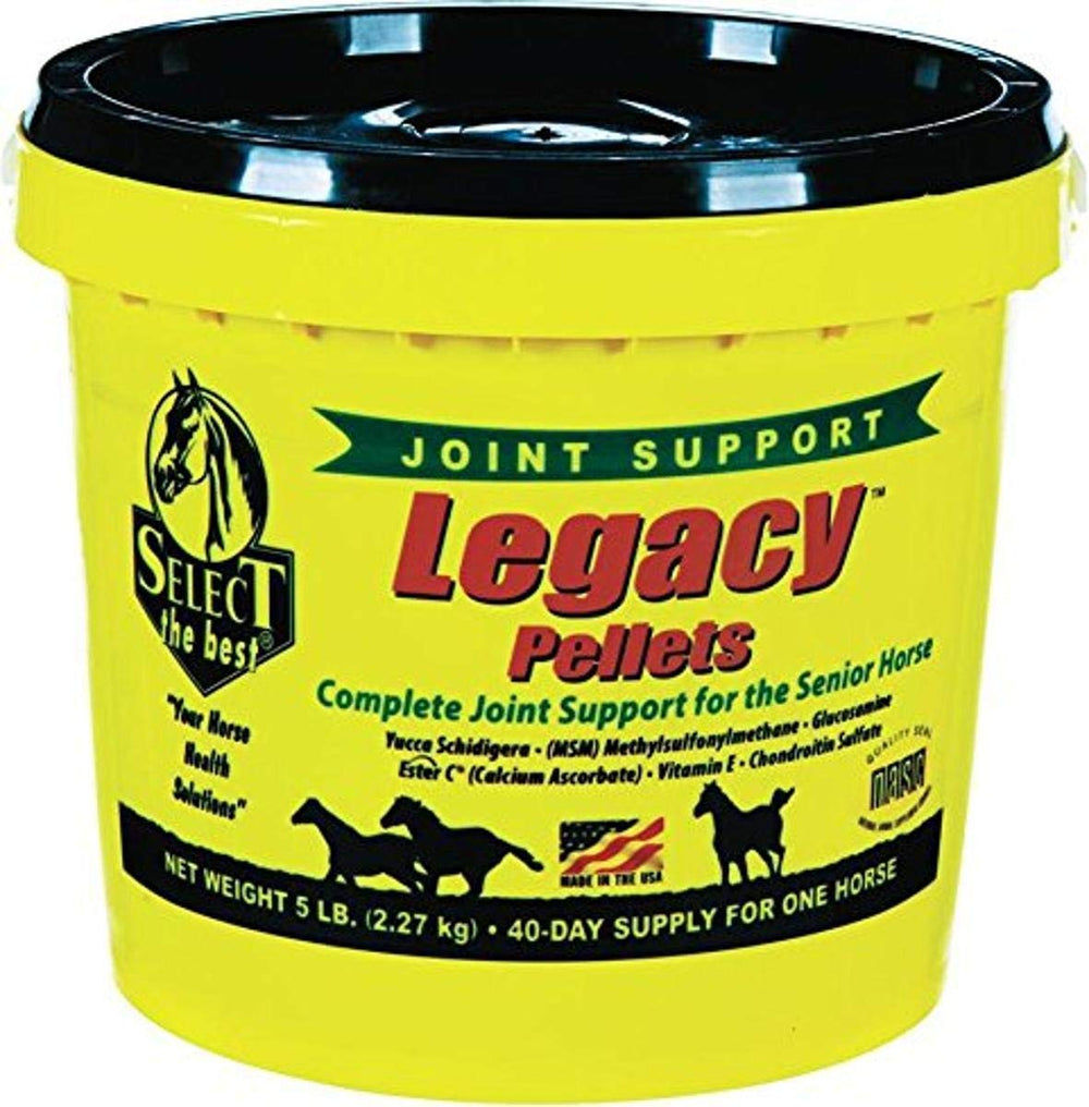 Richdel Legacy Pellets Joint Support for senior horses promotes joint comfort and healthy connective tissue