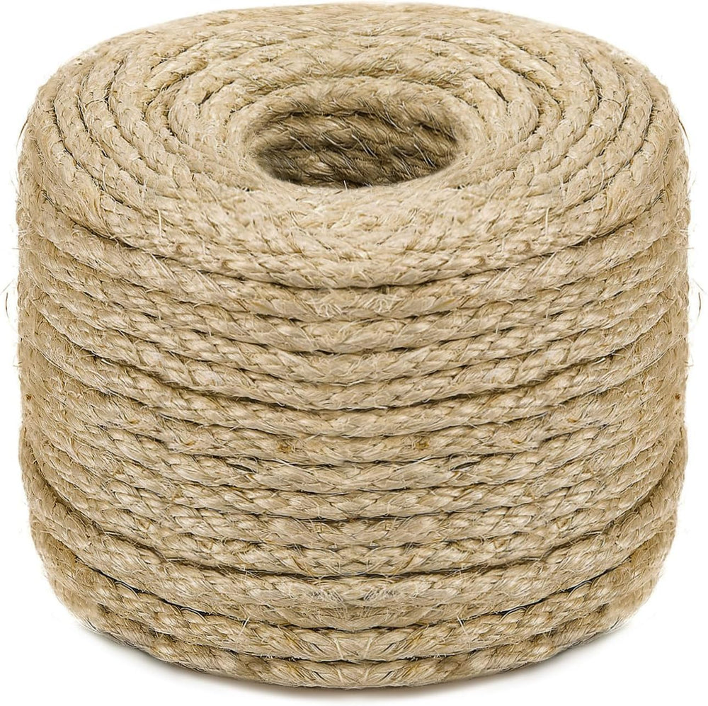 Riemex sisal rope natural 4mm close-up highlighting durable scratching texture for cats