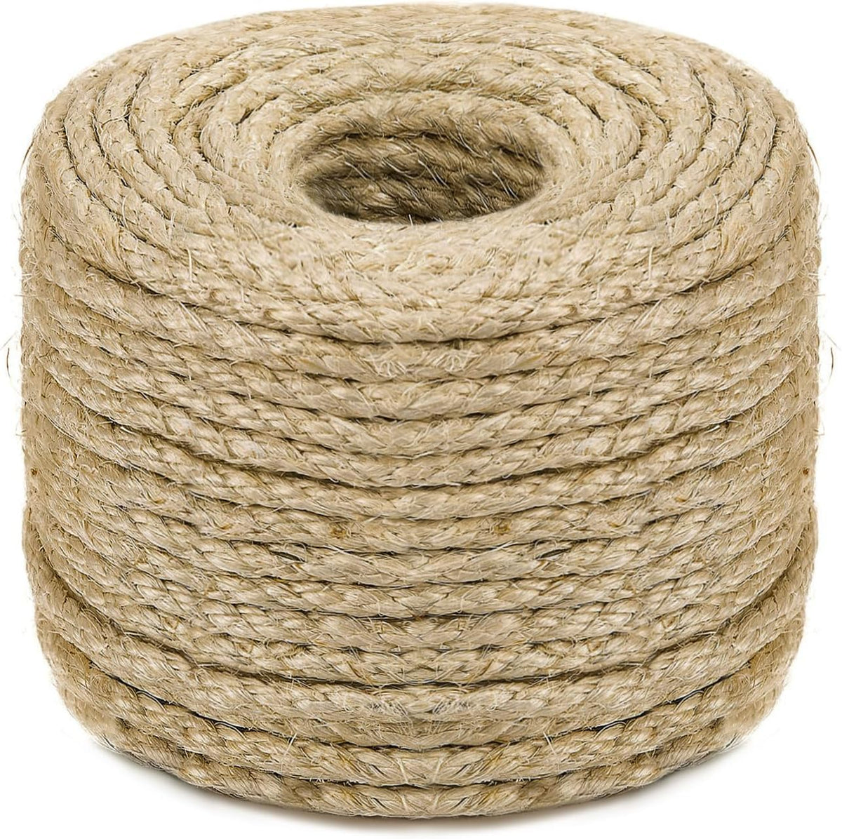 Riemex sisal rope natural 4mm close-up highlighting durable scratching texture for cats