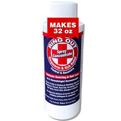 Ring Out concentrate 4oz bottle ready to mix for a 32oz spray