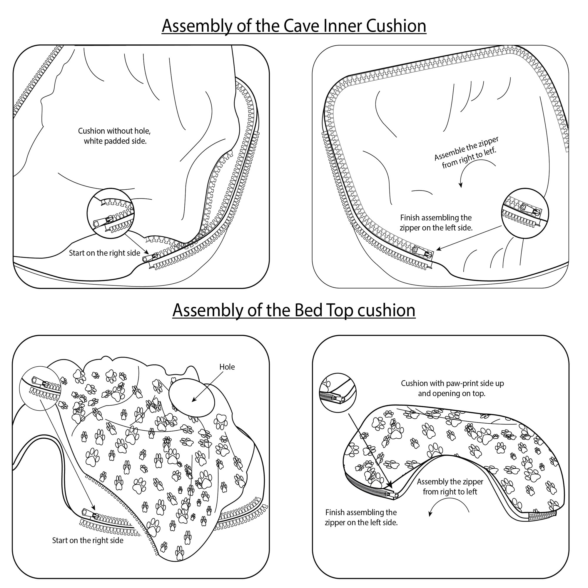 RINGTAIL Peekaboo Cat Cave washable cover for easy maintenance