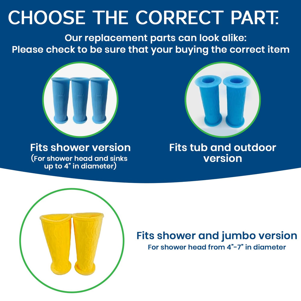 Rinseroo faucet adapter up to 3-wide; fits most bathtubs for versatile hose use.