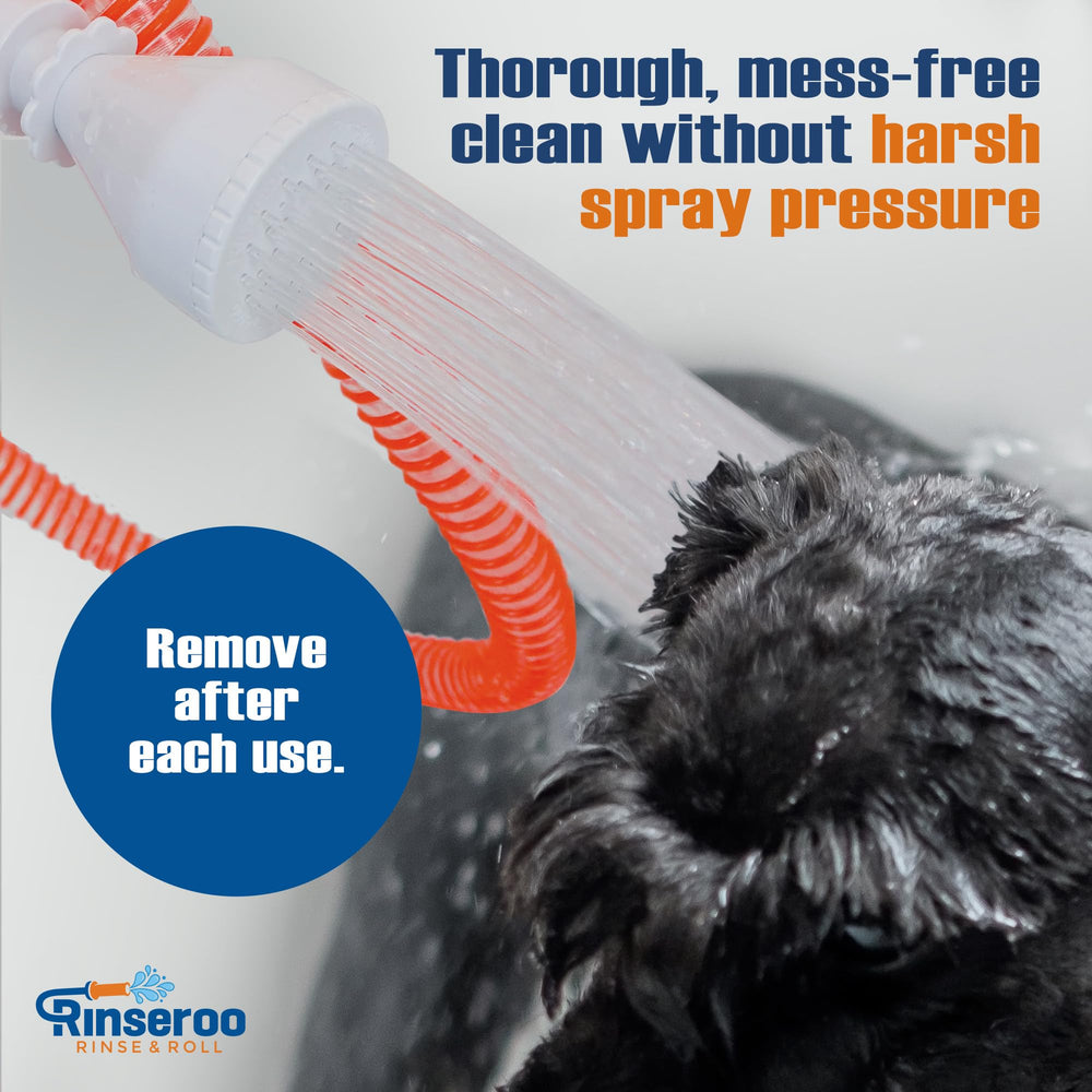 Rinseroo ideal for RV travel grooming and on-the-go baths