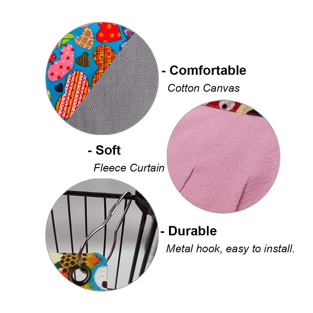 RIOUSSI curtain fabric zooms in on soft fleece for soothing small pet warmth.