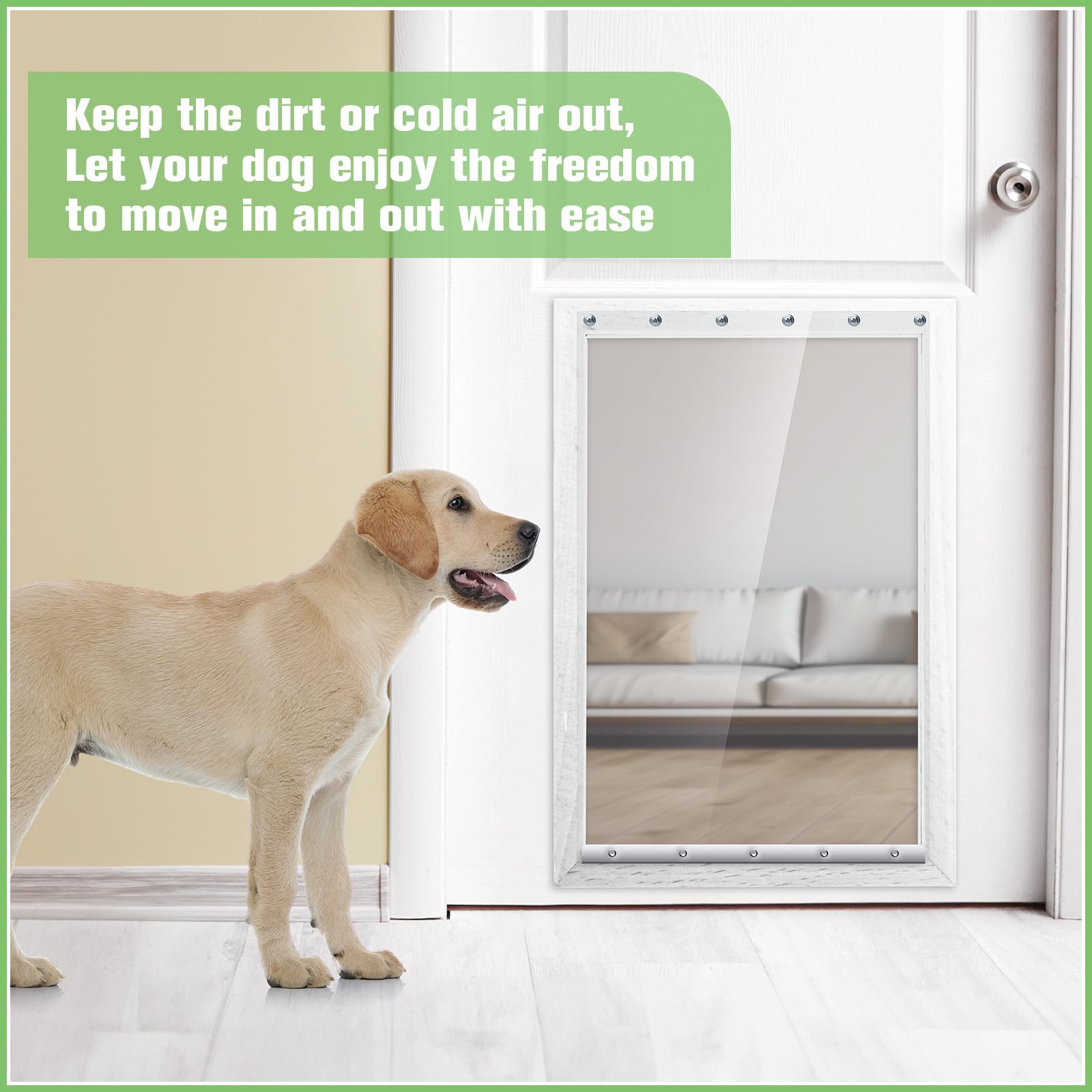 Ripeng thermally resilient flap adjusts with temperature for consistent fit.