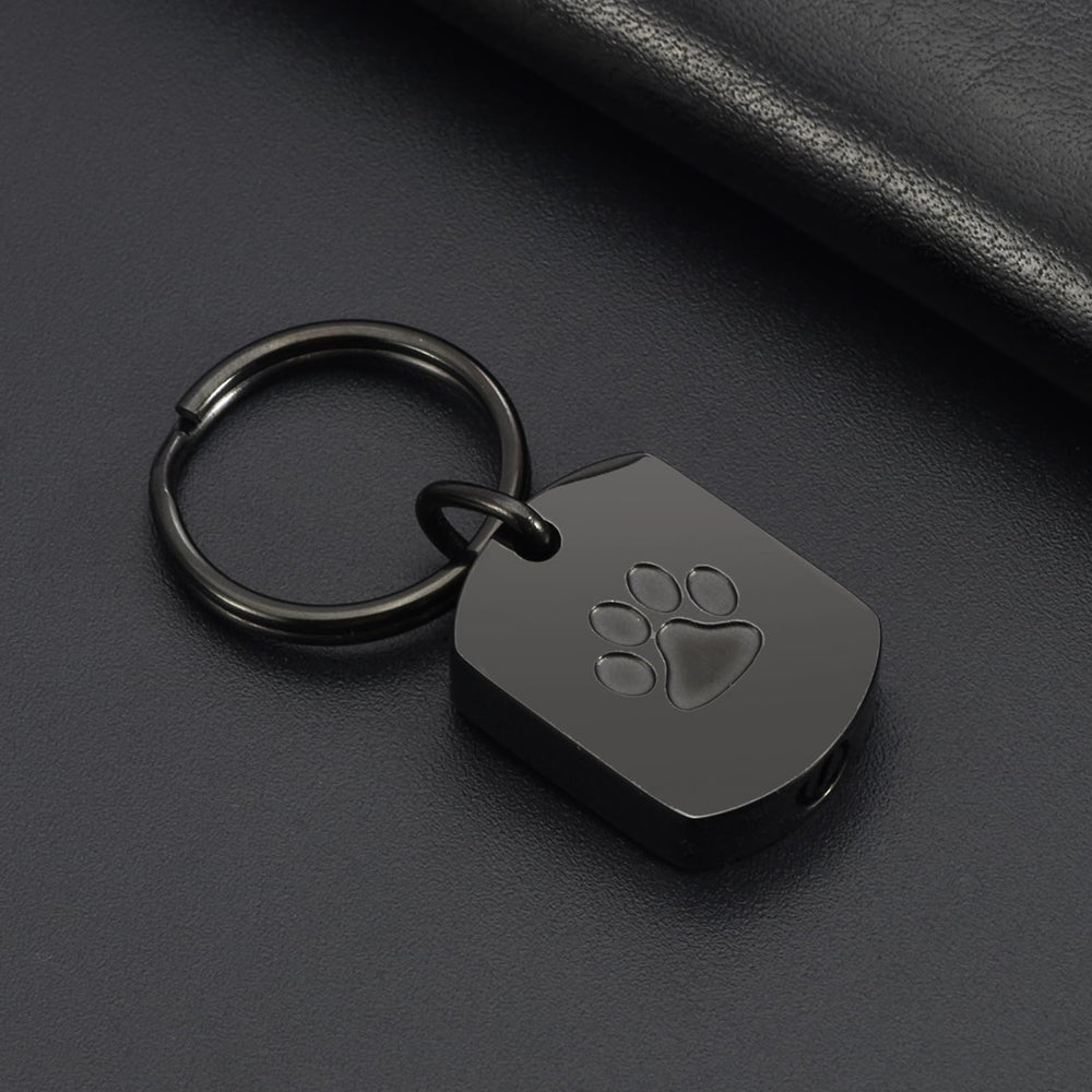 RIPFEVURN black stainless steel urn design, rust-resistant and hypoallergenic