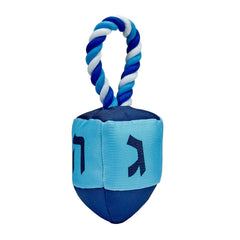 Rite Lite Dreidel Dog Toy side view shows durable Oxford fabric for playful fetch.