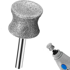 RIUORKIE diamond dog nail grinder attachment demonstrates fast, gentle filing for calm grooming sessions.