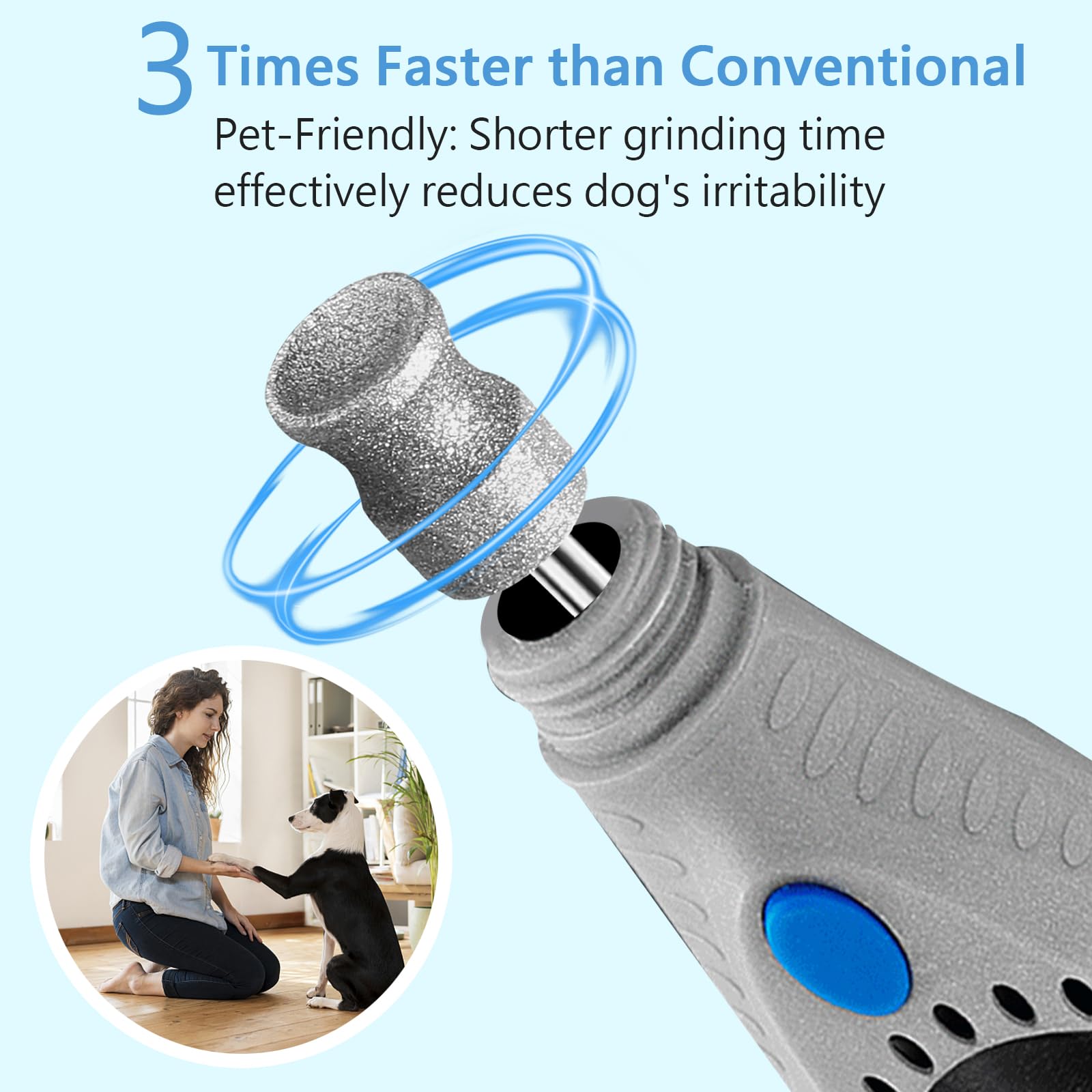 RIUORKIE easy-control speed helps you finish smoother nails.