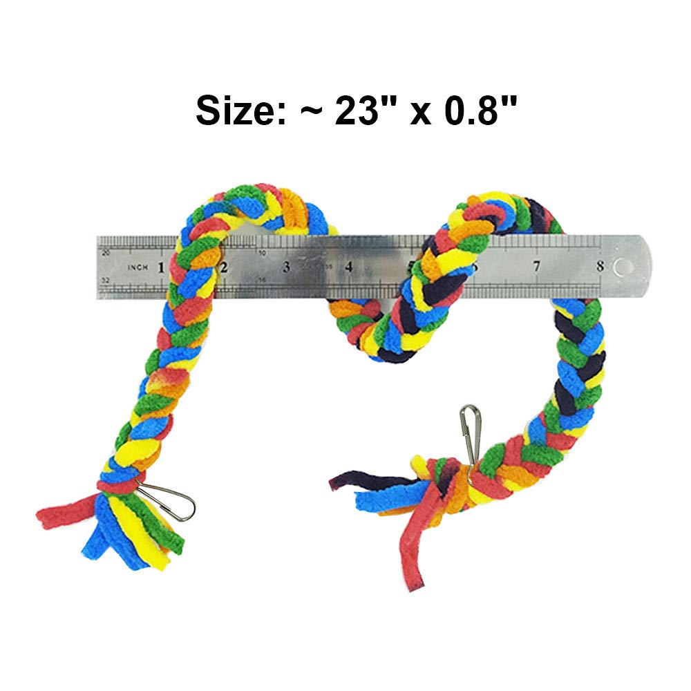 RIOUSSI handwash-friendly rope toy image highlighting care and maintenance.