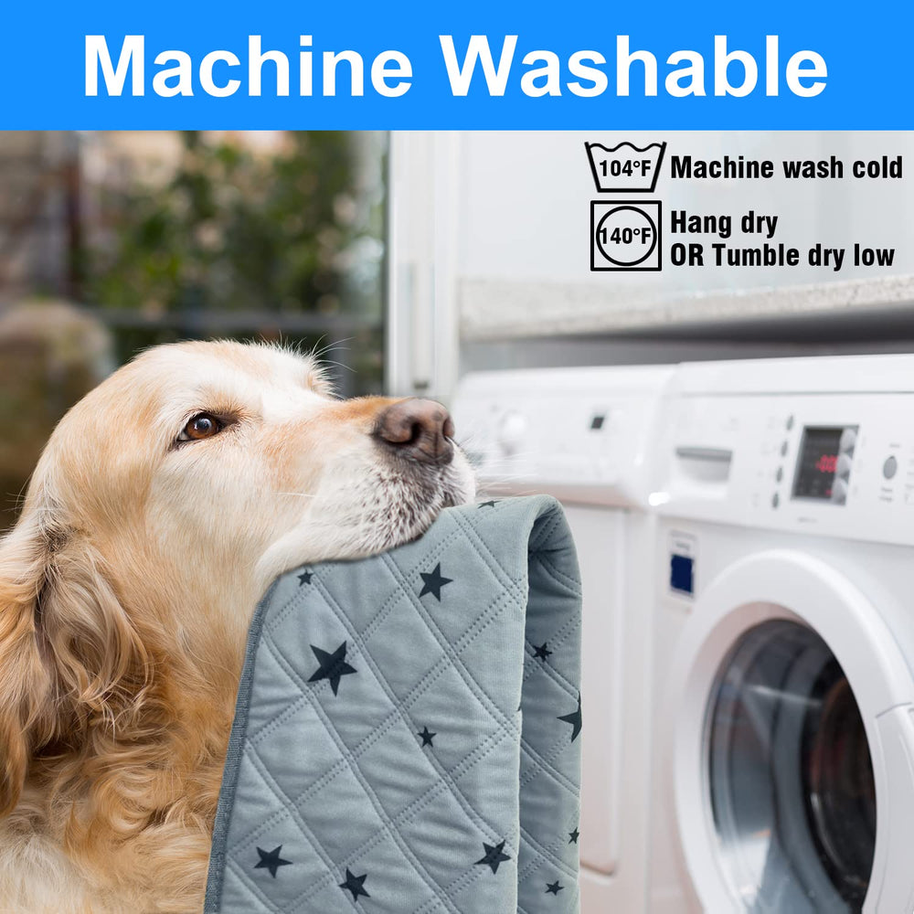 RIOUSSI pad displays gray star pattern blending with home decor