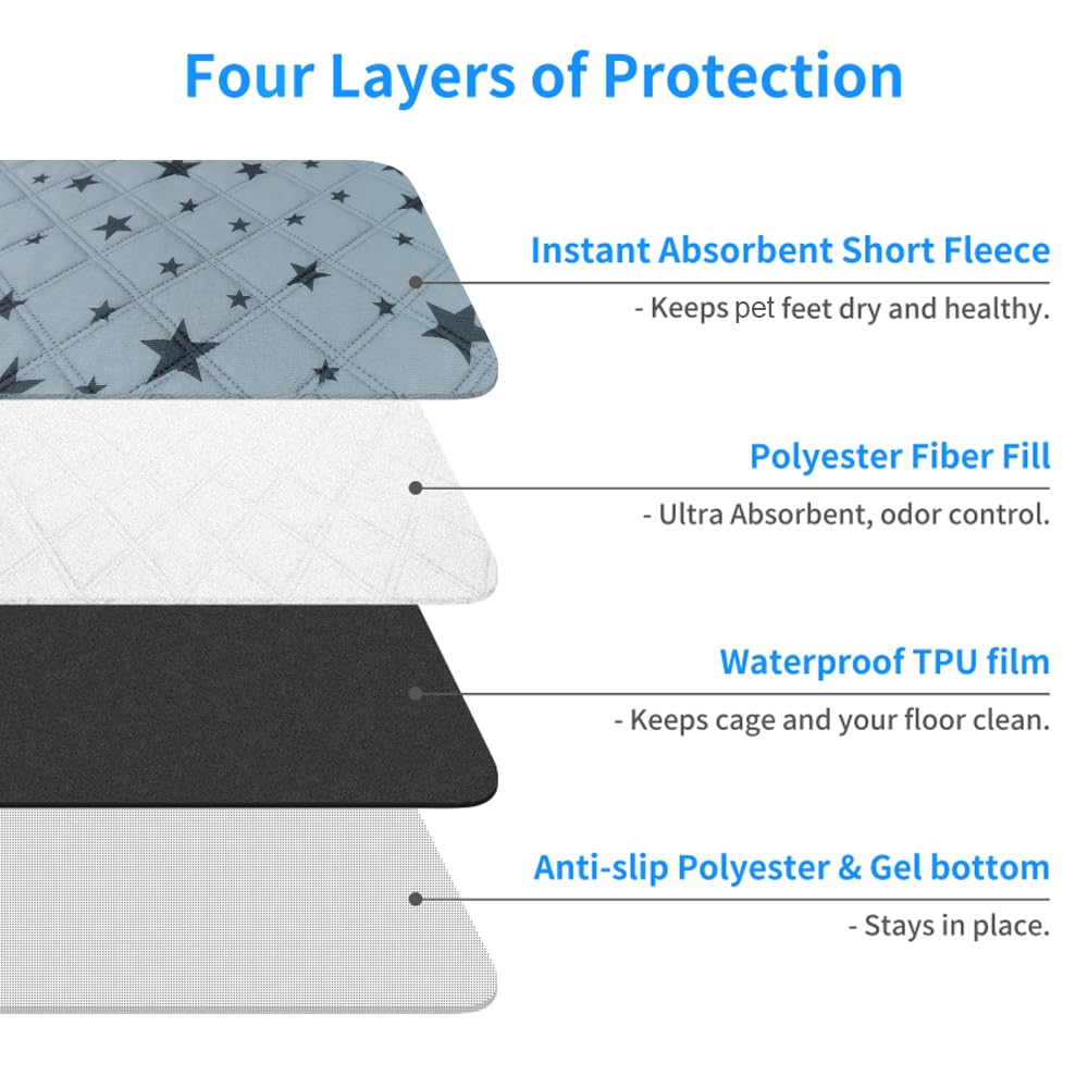 RIOUSSI pad interior with visible inner soaker for moisture control