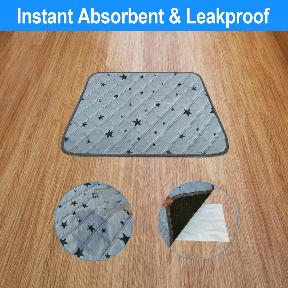 RIOUSSI pad features leak-proof barrier protecting floors from accidents