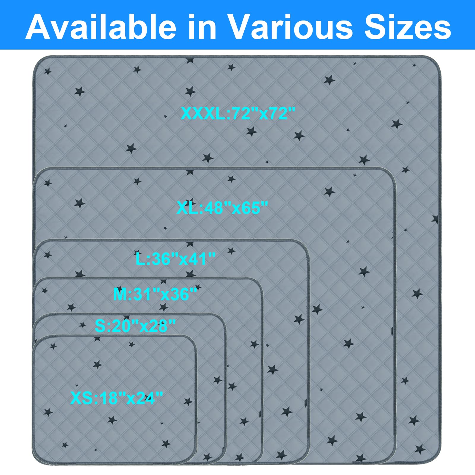 RIOUSSI pad with non-slip bottom staying in place on a wooden floor