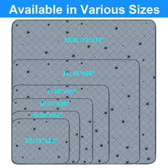 RIOUSSI pad with non-slip bottom staying in place on a wooden floor