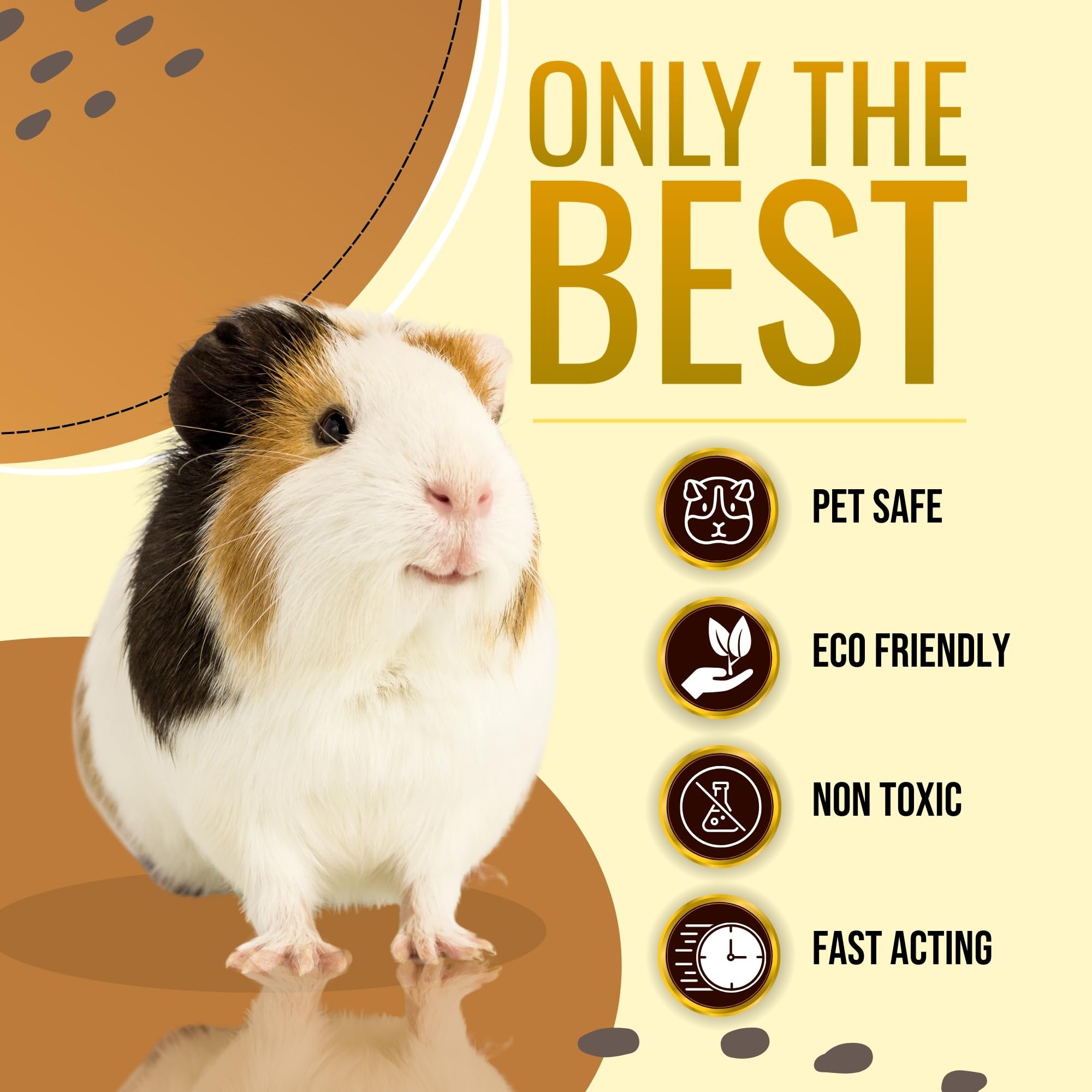 Riverside Essentials 32oz Odor Eliminator for guinea pig cages helps freshen habitats.