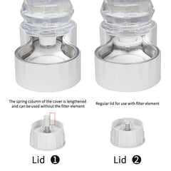 RIZZARI cap and filter pack ready for easy replacement