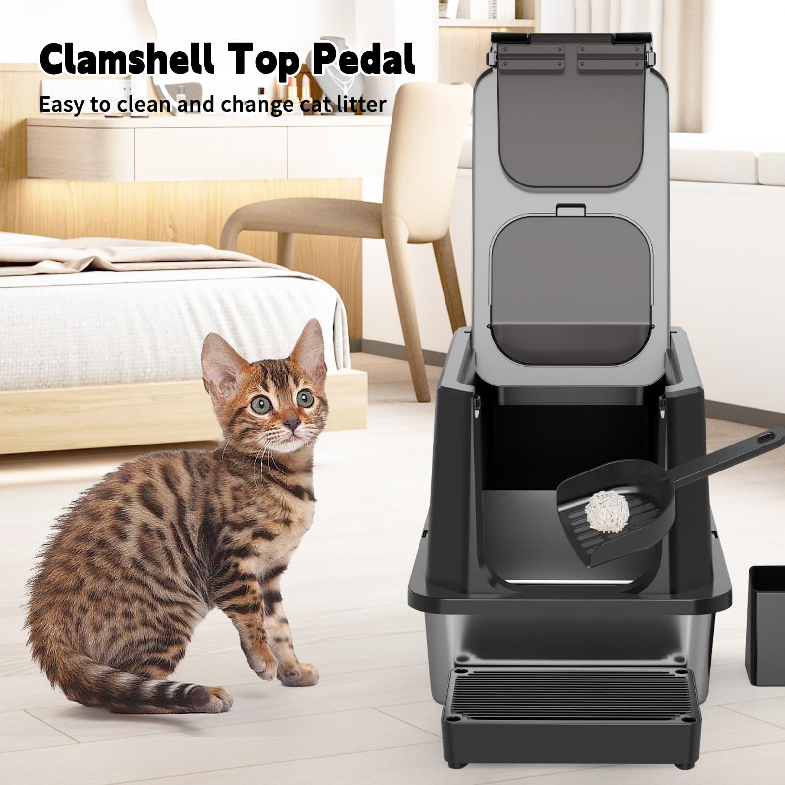 RIZZARI easy assembly and detachable parts for quick deep cleaning.