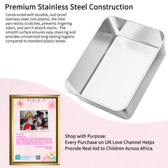 RIZZARI stainless steel basin closeup showing durable odor-resistant design for multi-cat homes