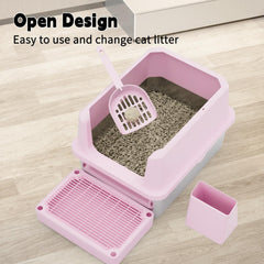 RIZZARI litter-tracker mat with sifting included reduces mess around the home
