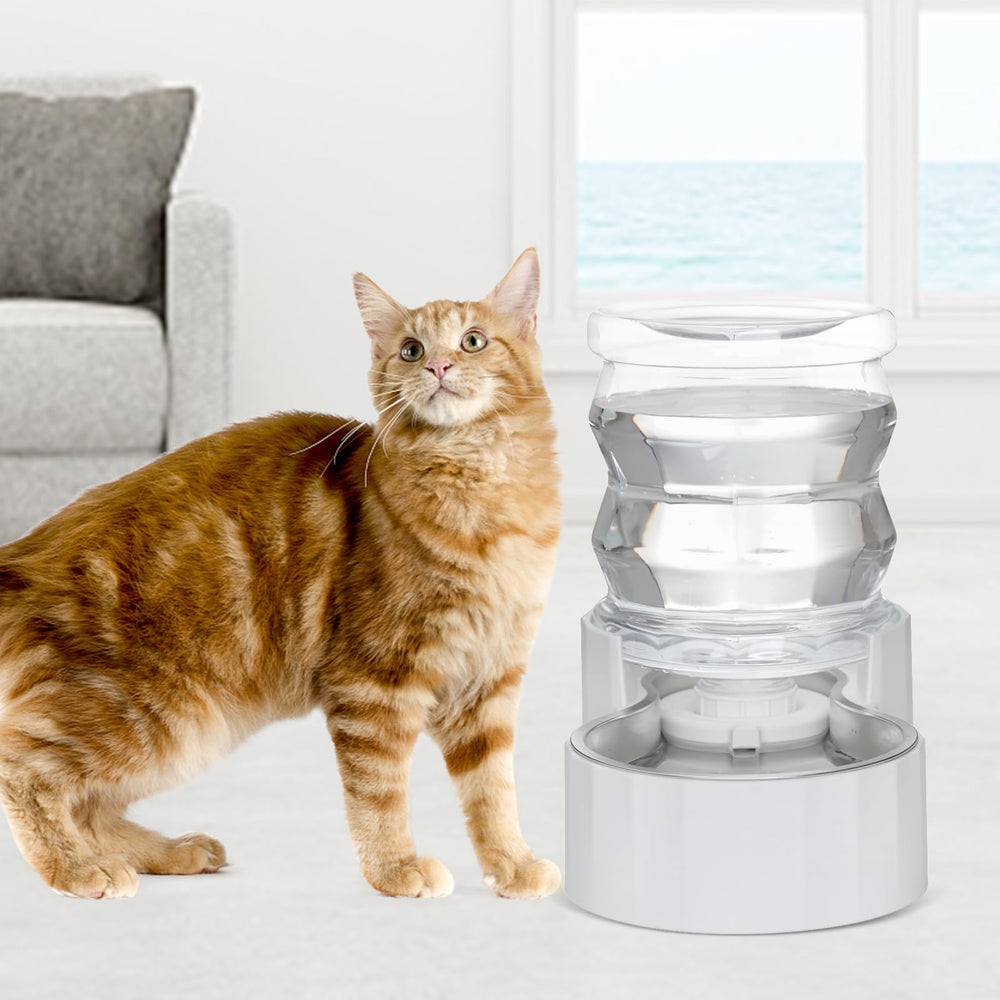 RIZZARI transparent tower helps monitor water levels at a glance.