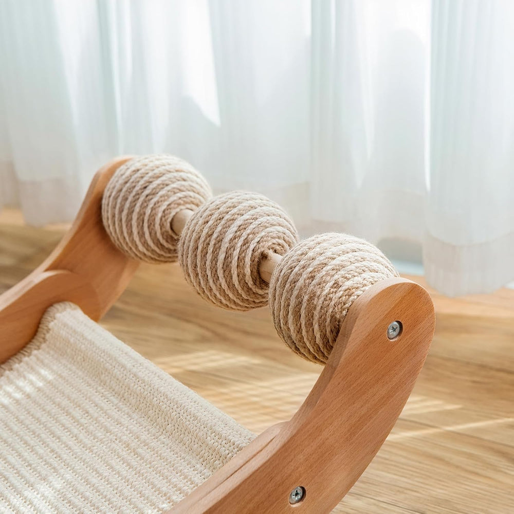 RizzQi crafted with 100% natural sisal for healthy claws and furniture protection.