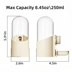 Rliguanrui bird cage water feeder shows simple assembly for quick setup.