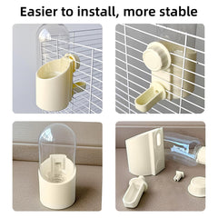 Rliguanrui water bottle demonstrates universal compatibility for multiple bird species.