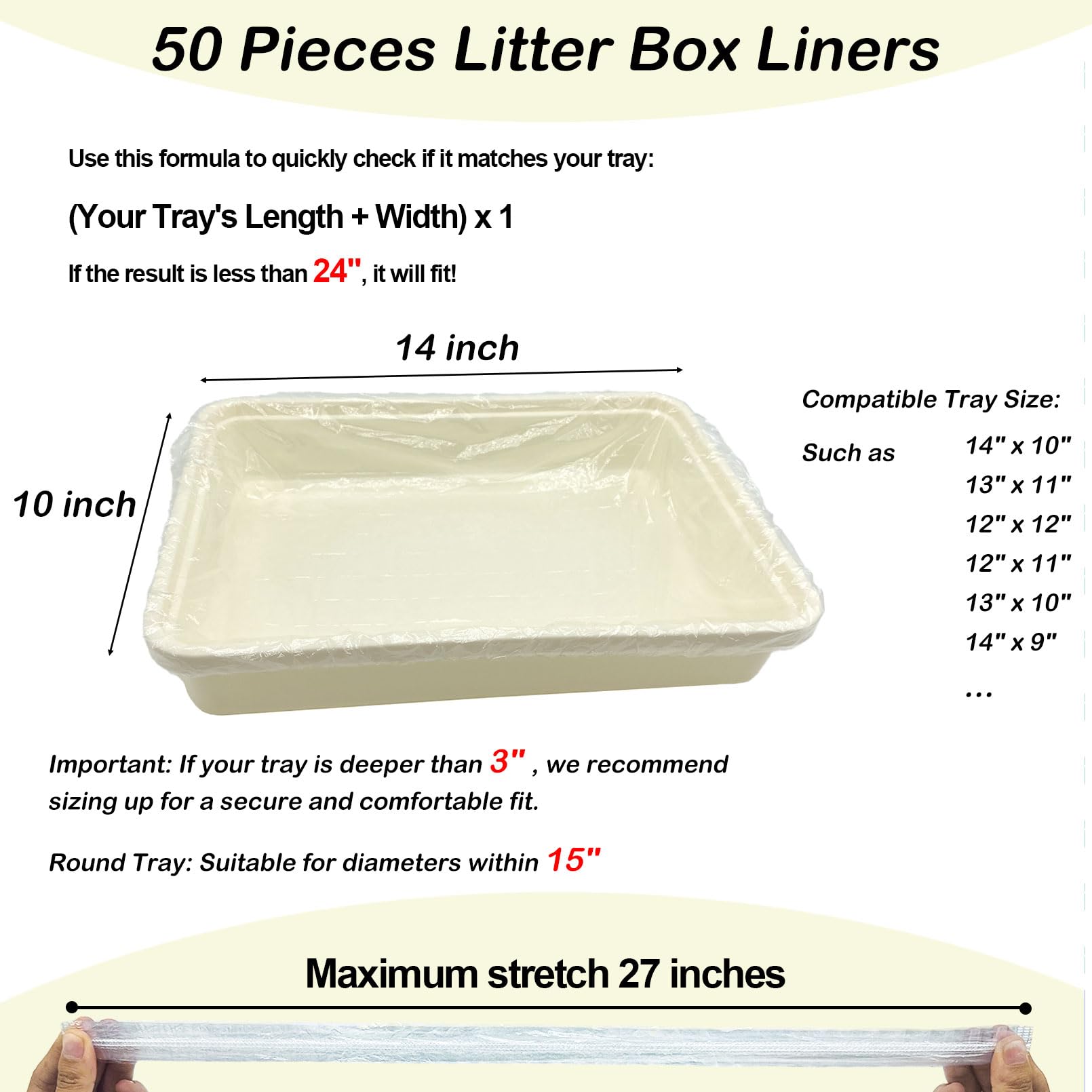 RMNHPTK cage liner application on tray demonstrates simple fitting.