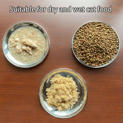 RMNHPTK cat dishes wide-mouth design for easy access to food