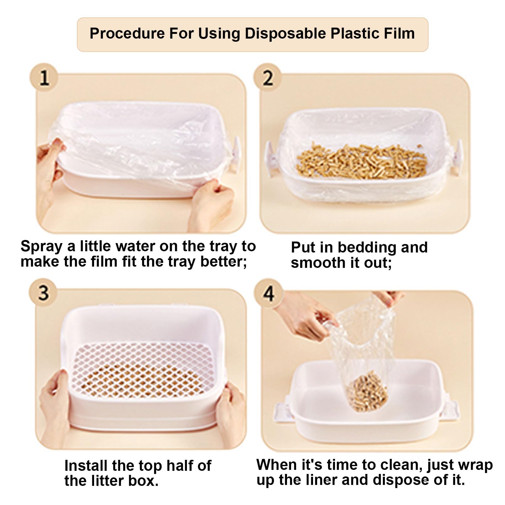 RMNHPTK disposal-wrap cleanup highlights fast disposal and cleaner cages.