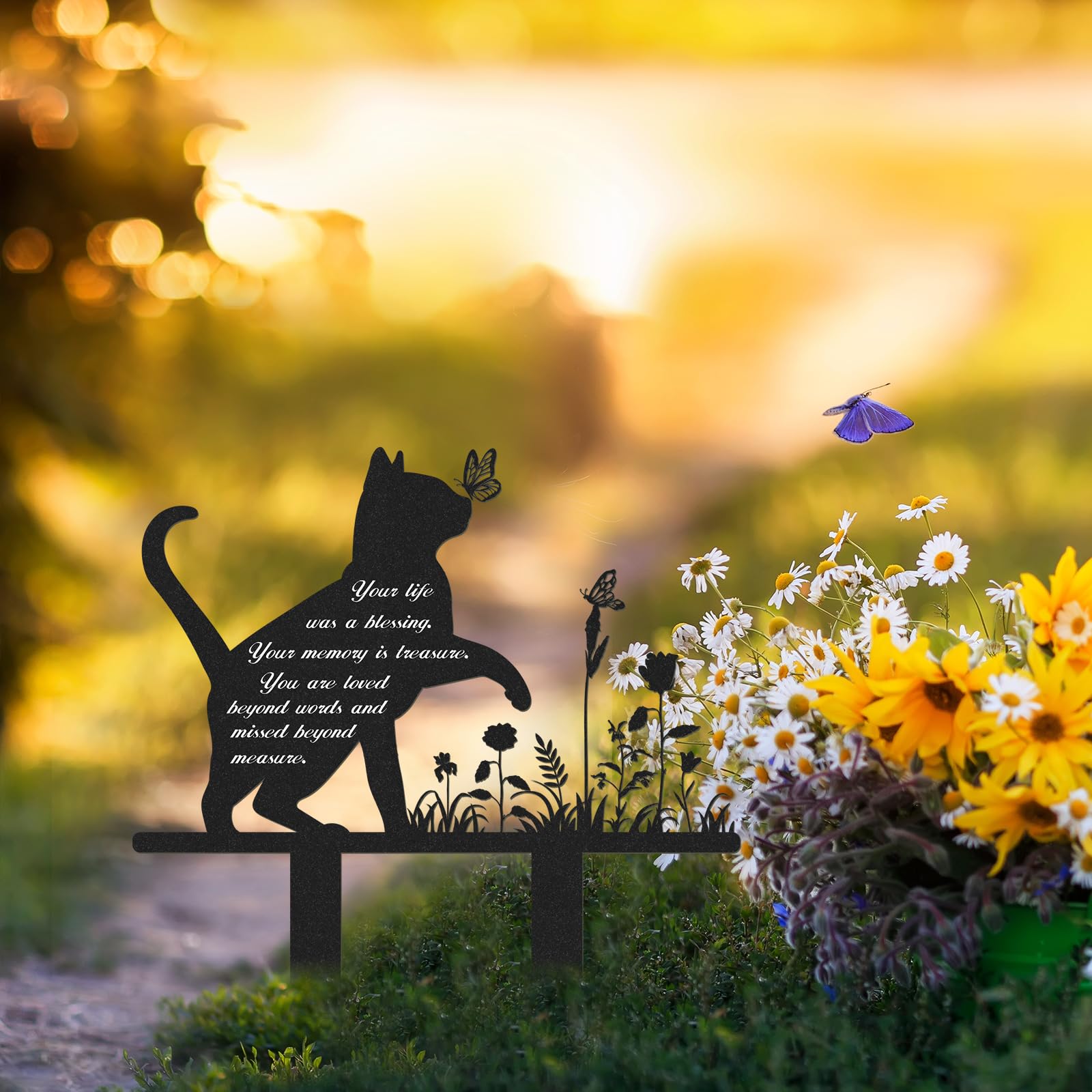 Rngmsi black memorial marker offers weatherproof durability for long-lasting remembrance.