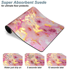 Rnivvi anti-slip rubber pet mat keeps bowls in place during feeding