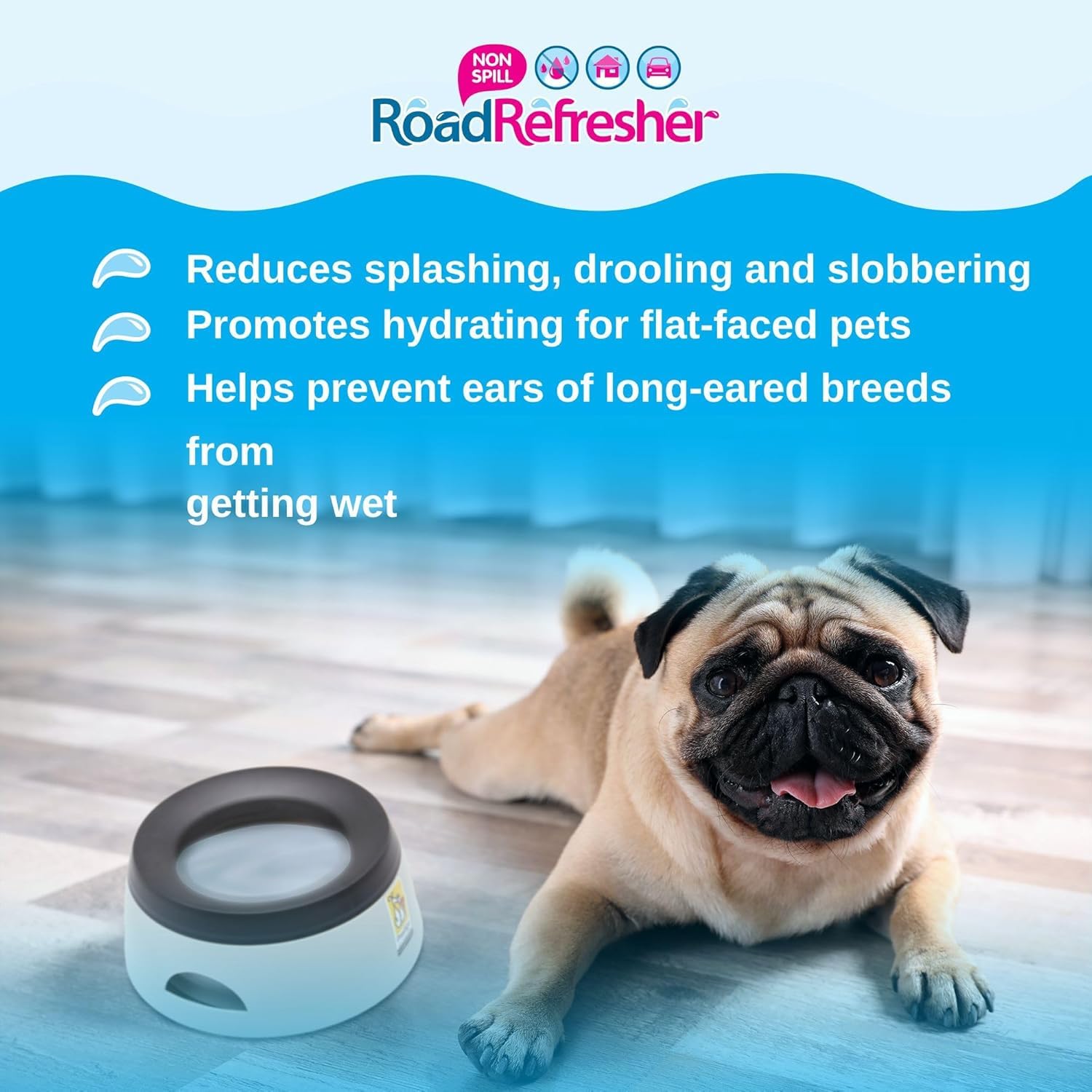 Road Refresher dishwasher-safe BPA-free design ensures easy cleaning after trips.