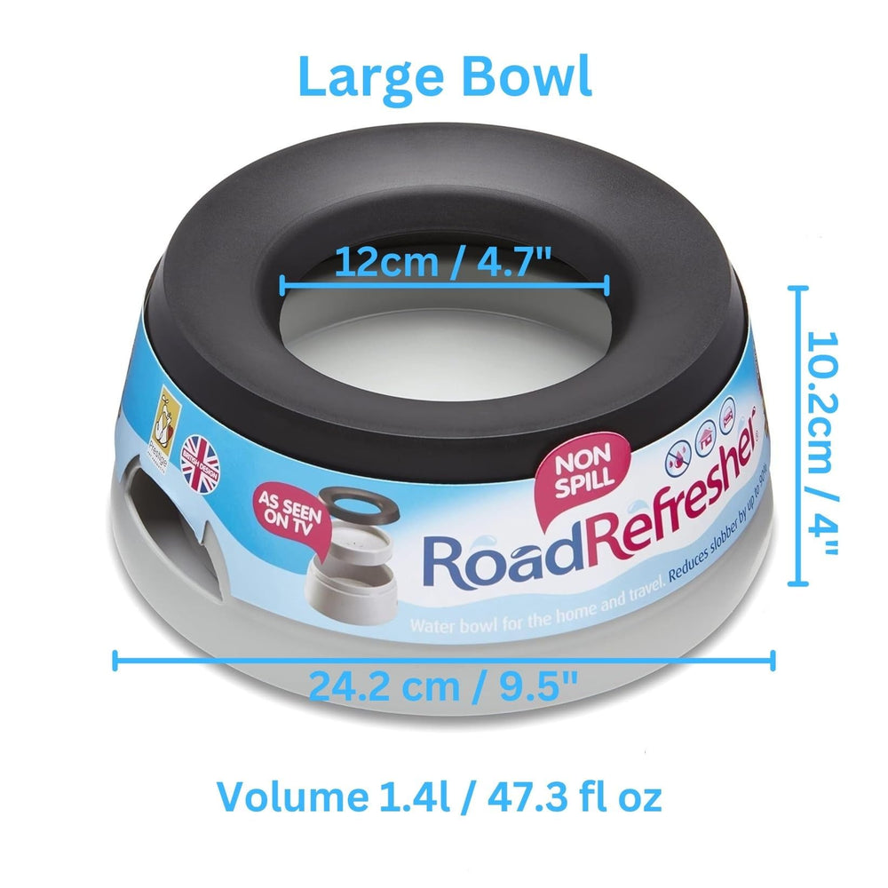 Road Refresher puppies-small-dogs use depiction shows suitable size and reduced slobber exposure.