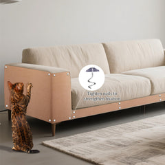 Roadtofree cat scratch protector features a trimmable design for a perfect fit.