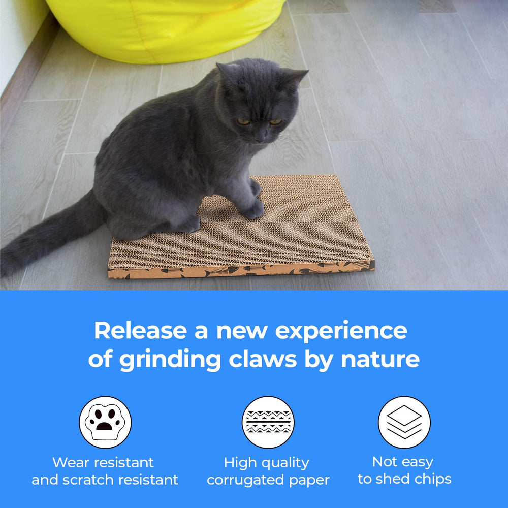 Roadtofree cat scratcher board indoor cat use illustrates indoor scratching and play