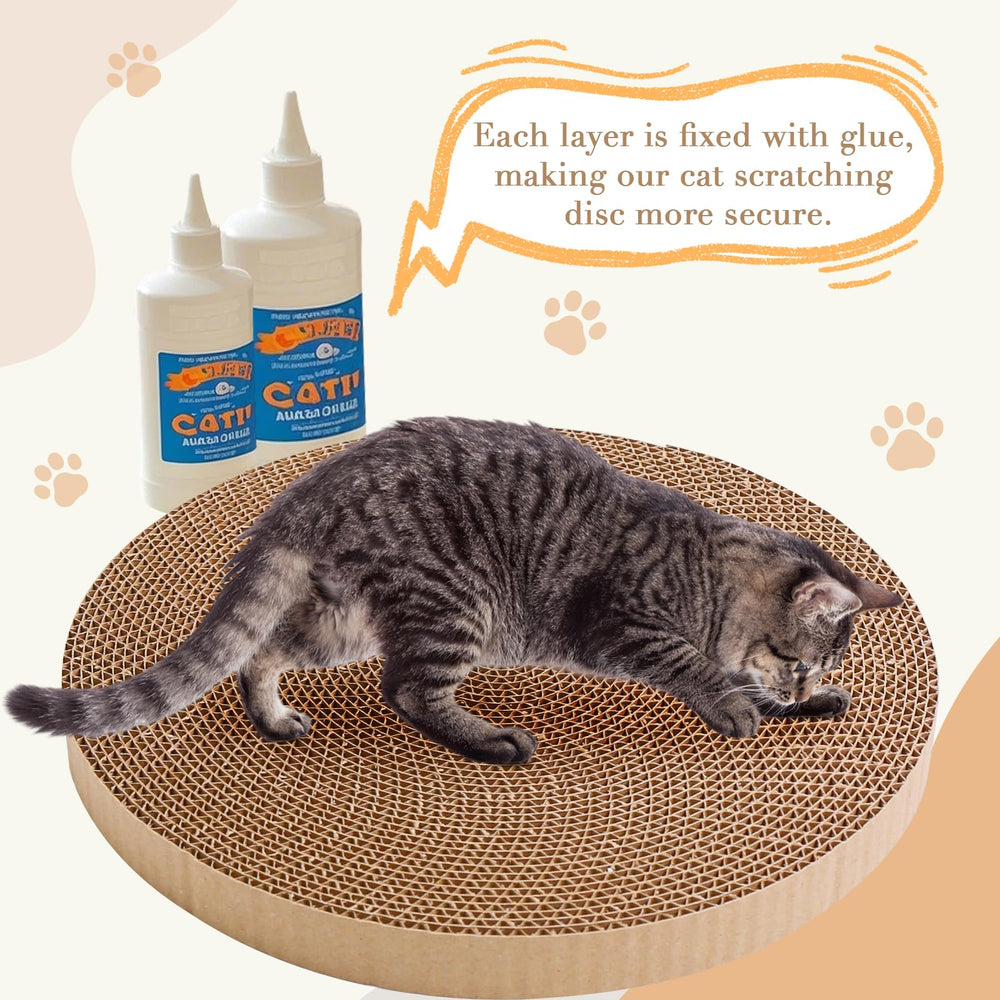 Roadtofree eco-friendly cardboard scratch pad texture close-up showcasing natural recycled material.