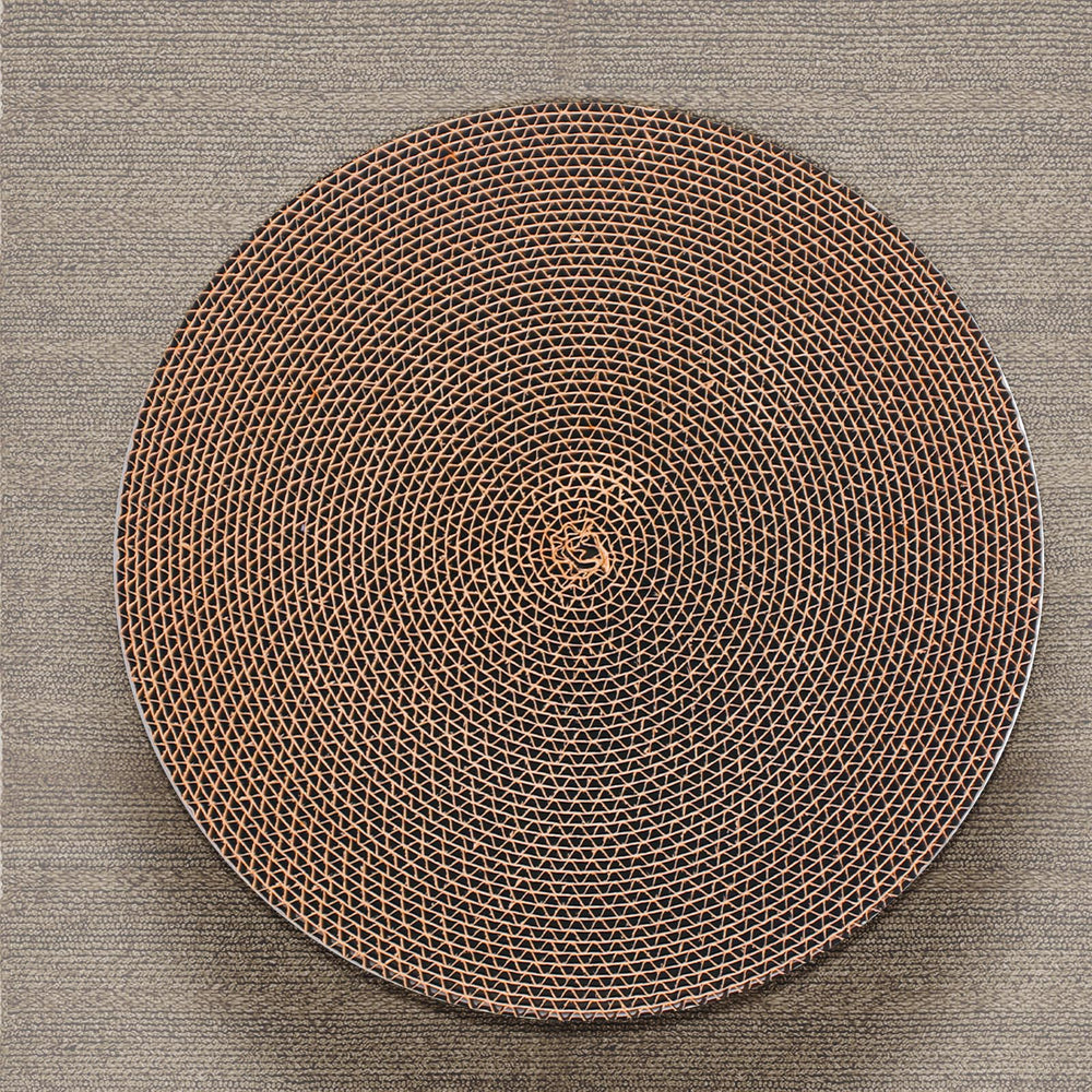 Roadtofree round cat scratcher pad packaging visual showing easy replacement
