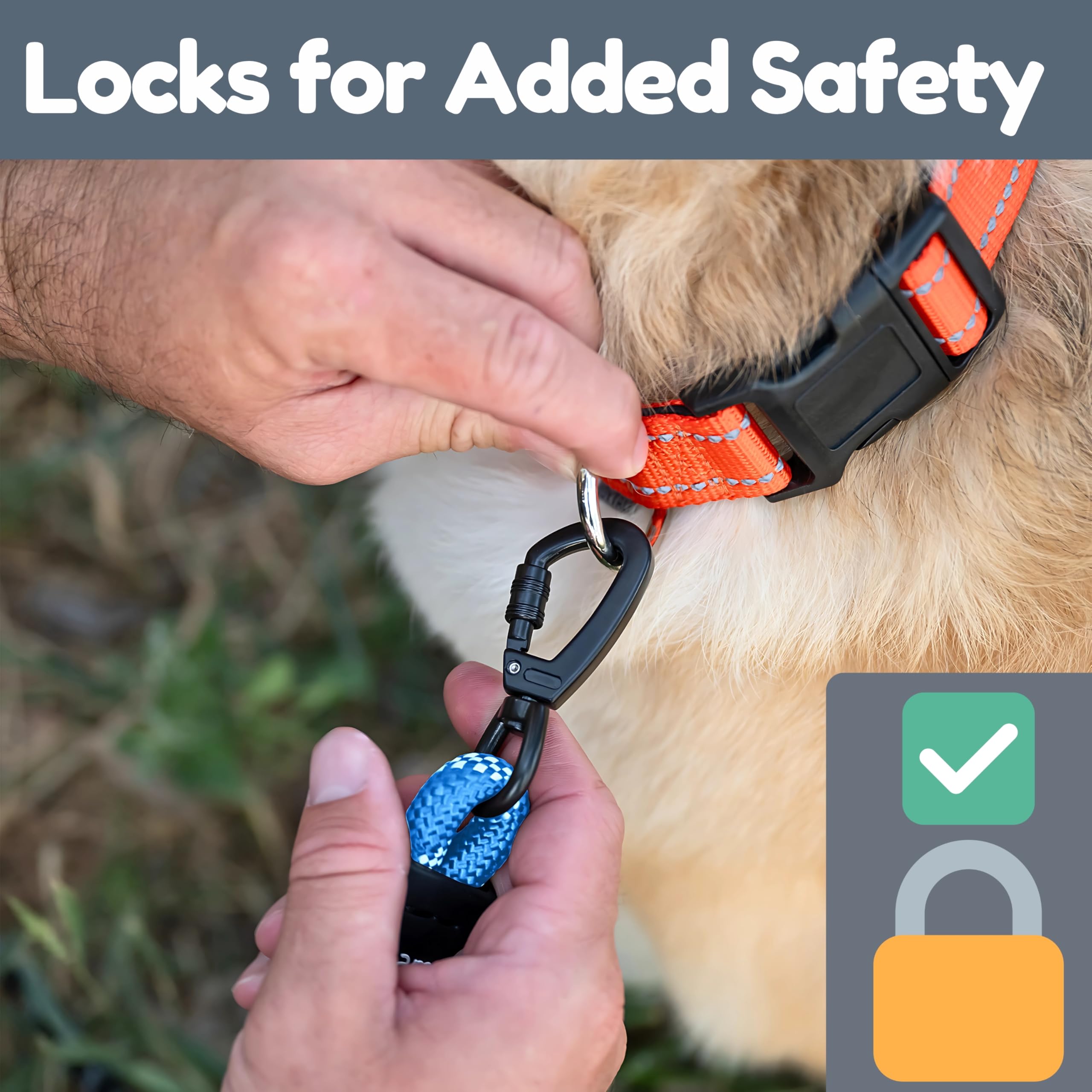 Roam Gear weatherproof rope in blue highlights all-weather durability.