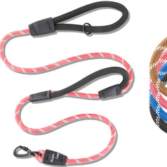 Roam Gear 6ft dog leash pink for versatile walks and training.